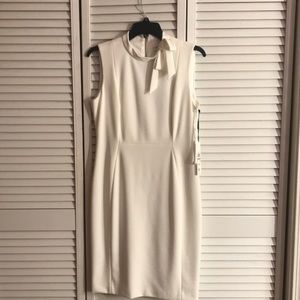 Calvin Klein white dress. New dress with tags size 12